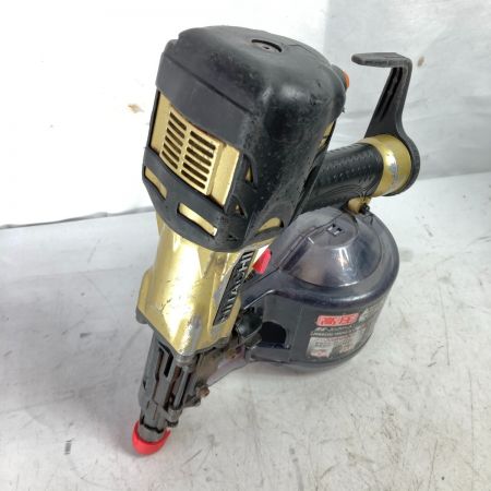  HITACHI 日立 90mm 高圧ロール釘打ち機 ケース付 NV90HMC ゴールド×ブラック
