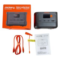 ＊＊ Jackery ポータブル電源 最大出力128W/容量99Wh PSEマーク有 Explorer 100 Plus ブラック Sランク