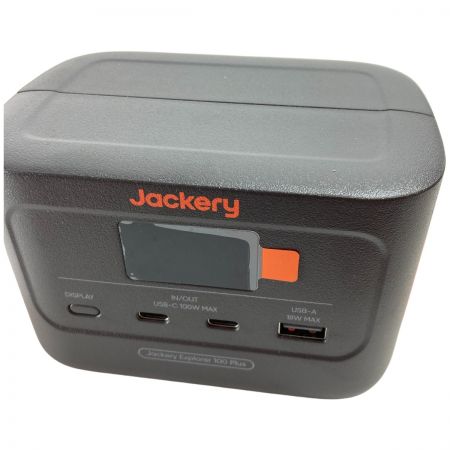  Jackery ポータブル電源 最大出力128W/容量99Wh PSEマーク有 Explorer 100 Plus ブラック