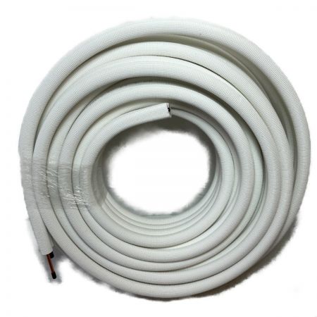  KANTO 冷媒被覆銅管 ペアチューブ KP23 2分3分 20m 難燃性 (1) KP-23 ホワイト