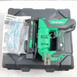 ♭♭ HiKOKI ハイコーキ 36V 25mm コードレスタッカ ケース付 ※バッテリ・充電器なし N3604DJ グリーン Bランク