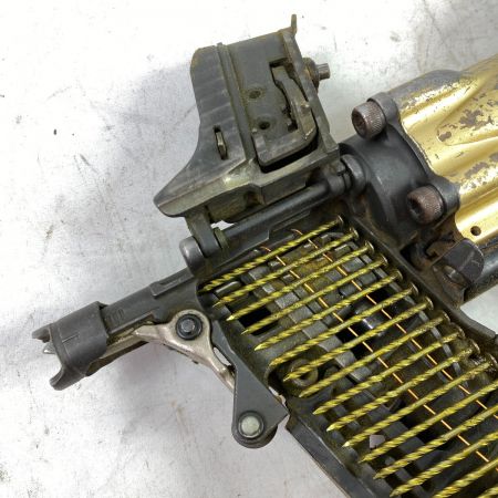  HITACHI 日立 高圧ロール釘打ち機 ケース付 NV50HMC ゴールド×ブラック