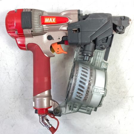  MAX マックス 65mm 高圧釘打ち機 スーパーネイラ ケース付 HN-65Z1 レッド×シルバー