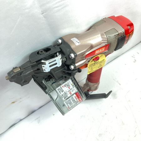  MAX マックス 65mm 高圧釘打ち機 スーパーネイラ ケース付 HN-65Z1 レッド×シルバー