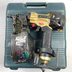 ＊＊ HITACHI 日立 50mm 高圧ロール釘打ち機 ケース付 NV50HMC ゴールド Cランク