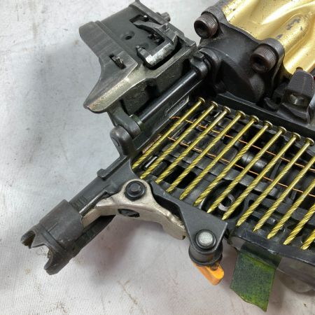 HITACHI 日立 50mm 高圧ロール釘打ち機 ケース付 NV50HMC ゴールド