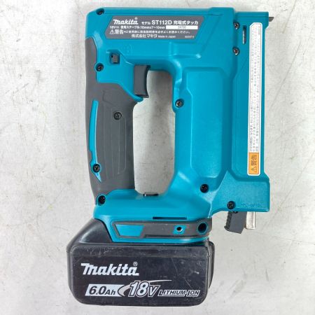 MAKITA マキタ 18V RT線 充電式タッカ バッテリ1個・ケース付 ※充電器なし ST112D ブルー
