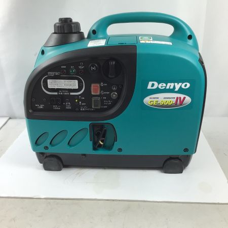  Denyo デンヨ 4サイクル インバーター発電機 900W GE-900SS-IV ブルー
