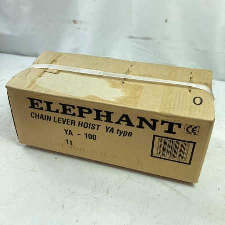  ELEPHANT エレファント YA型 強力レバーホイスト 1t  (1) YA-100 オレンジ