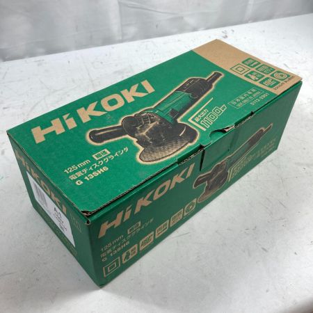  HiKOKI ハイコーキ 125mm 電気ディスクグラインダ コード式 G13SH6 グリーン