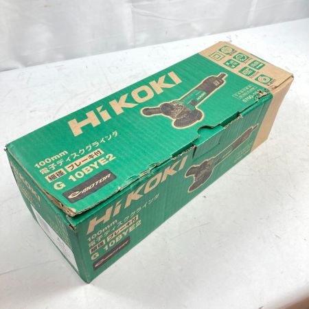  HiKOKI ハイコーキ 100mm 電子ディスクグラインダ コード式 G10BYE2 グリーン