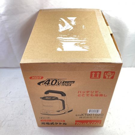  MAKITA マキタ 40Vmax 充電式ケトル 本体のみ ※バッテリ・充電器なし KT001GZO オリーブ