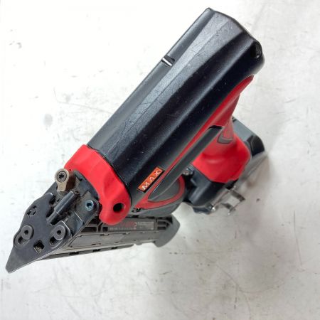  MAX マックス 18V 充電式フィニッシュネイラセット (バッテリ1個・充電器・ケース付） TJ-35FN2 レッド×ブラック