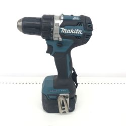 ДД MAKITA マキタ ドライバドリル 電池1個付 コードレス式 14.4v/5.0Ah  キズ・ヨゴレ有 充電回数128回 DF474D ブルー Cランク