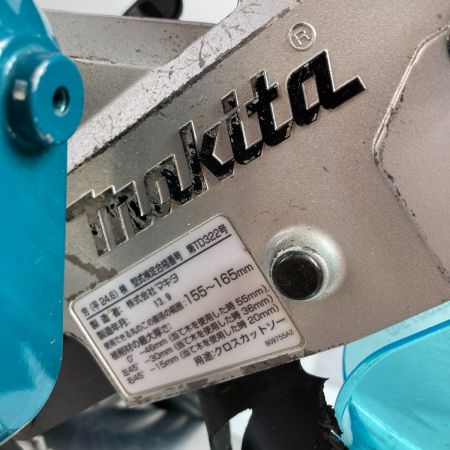  MAKITA マキタ 165mm スライド丸のこ コード式 本体のみ LS0613FL ブルー