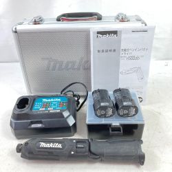 ＊＊ MAKITA マキタ 7.2V 充電式ペンインパクトドライバ (バッテリ2個・充電器・ケース付） TD022DSHXB ブラック Bランク