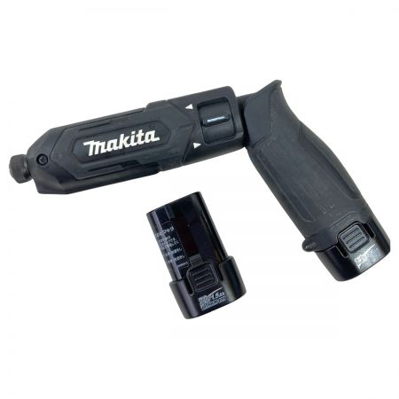  MAKITA マキタ 7.2V 充電式ペンインパクトドライバ (バッテリ2個・充電器・ケース付） TD022DSHXB ブラック