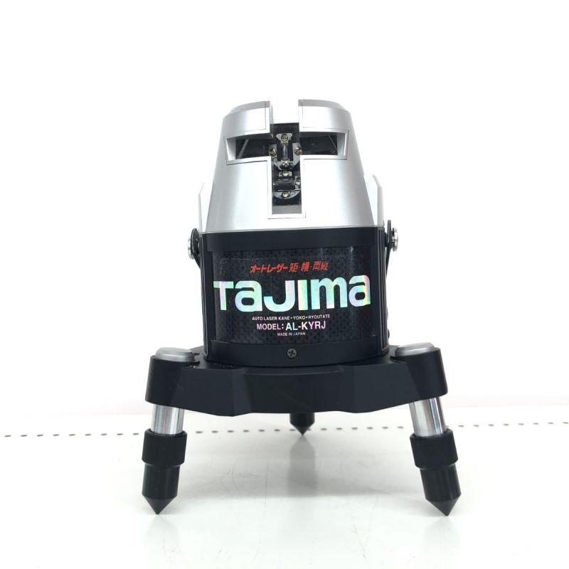 中古】 TAJIMA タジマ 赤色レーザー墨出し器 矩・横・両縦（受光器