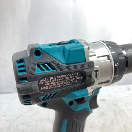 MAKITA マキタ 18V 充電式震動ドライバドリル バッテリ1個付属 ※充電器なし HP486D ブルー