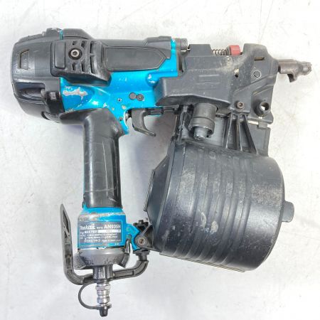  MAKITA マキタ 90mm 高圧エア釘打ち機 本体のみ ※マガジンキャップ割れあり AN935H ブルー