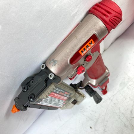  MAX マックス 15~50mm 高圧エア釘打ち スーパーネイラ ケース付 HA-50P3S(D) レッド