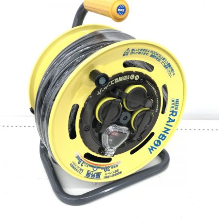 ДД HATAYA コードリール 未使用品(S) 本体のみ 屋外用 30M SBE-30KC ブラック×イエロー