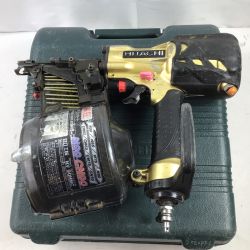＊＊ HITACHI 日立 90mm 高圧ロール釘打ち機 ケース付 NV90HMC ゴールド Cランク