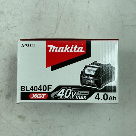  MAKITA マキタ 40Vmax/4.0Ah 高出力仕様  純正リチウムイオンバッテリ PSEマーク有 (3) BL4040F ブラック