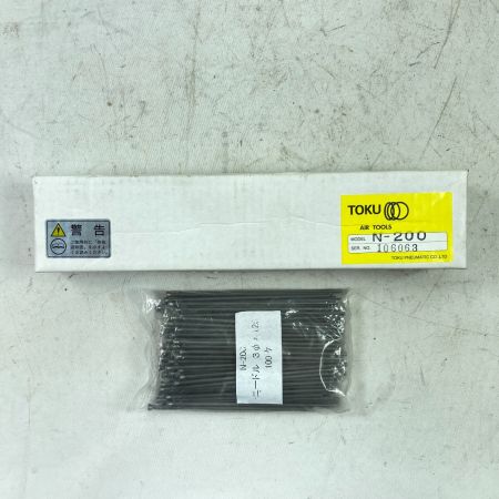  TOKU  常圧 エアニードルスケーラ ジェットタガネ 交換用ニードル(100本)付属 N-200