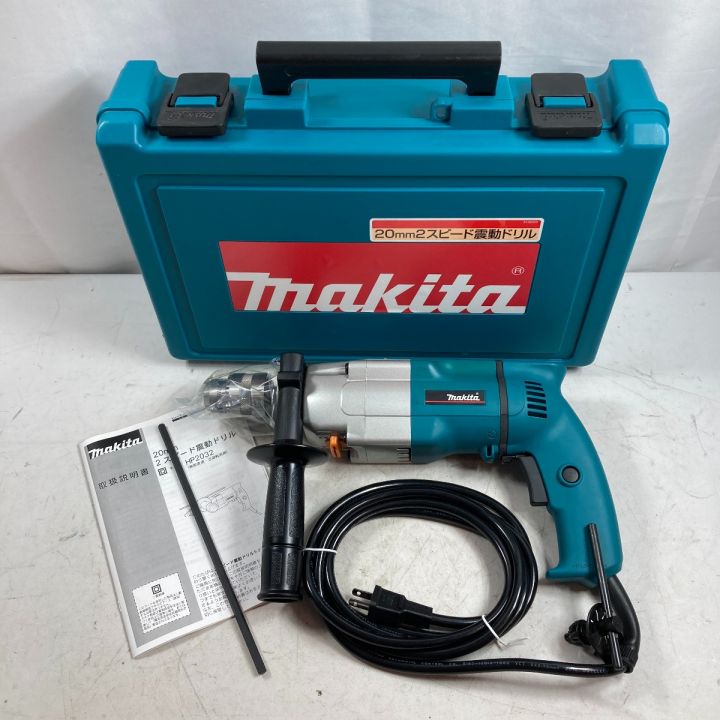 MAKITA マキタ 20mm 2スピード震動ドリル コード式 ケース付 HP2032 ブルー｜中古｜なんでもリサイクルビッグバン