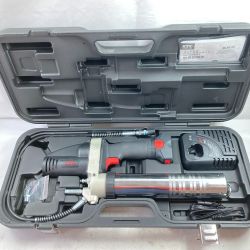 ＊＊ KTC ケーティーシー 18V コードレスグリースガンセット バッテリ1個・充電器・ケース付 JTAE911 ブラック Sランク