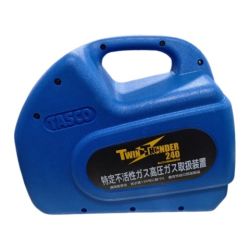 TASCO TA110XZ ブルー 電動工具 高圧ガス取扱装置  程度A 電源コード・各種ホース付き コード式 100v 08AX6184 オイルレス フルオロカーボン回収装置 TWIN THUNDER240 Aランク