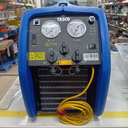 TASCO TA110XZ ブルー 電動工具 高圧ガス取扱装置  程度A 電源コード・各種ホース付き コード式 100v 08AX6184 オイルレス フルオロカーボン回収装置 TWIN THUNDER240