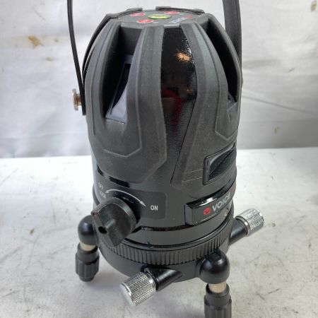  VOICE 赤レーザー 墨出し器 5ライン 4方向 大矩照射モデル 未校正（受光器・三脚・ケース付） VLR-5X ブラック