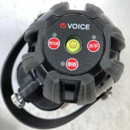  VOICE 赤レーザー 墨出し器 5ライン 4方向 大矩照射モデル 未校正（受光器・三脚・ケース付） VLR-5X ブラック