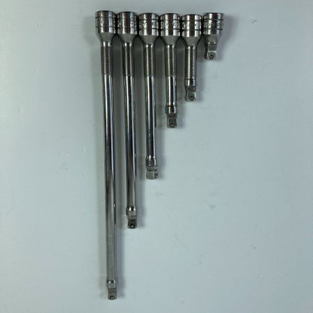  Snap-on スナップオン エクステンションバー 6本組 FXWPシリーズ FWXWP11など FXWP1/FWXWP3/FWXWP4/FWXWP6/FWXWP8/FWXWP11 シルバー