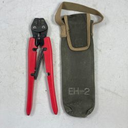 ＊＊ 泉精器 圧着工具 専用収納袋付 EH-2 レッド Cランク