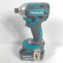 ＊＊ MAKITA マキタ 18V 充電式インパクトドライバ バッテリ1個付属 ※充電器なし TD148D ブルー Bランク