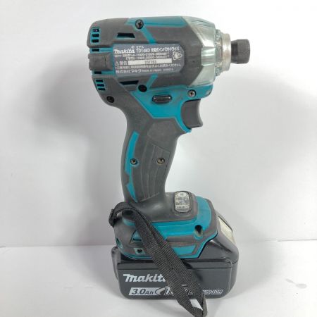  MAKITA マキタ 18V 充電式インパクトドライバ バッテリ1個付属 ※充電器なし TD148D ブルー