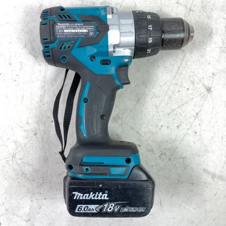  MAKITA マキタ 18V 充電式震動ドライバドリル (バッテリ2個・充電器・ケース付) HP481D ブルー