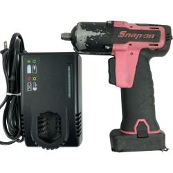 ＊＊ Snap-on スナップオン 7.2V/14.4V インパクトレンチ 差込角9.5mm (バッテリ1個・充電器付） CTJ761AP ピンク×ブラック Cランク