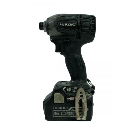  HiKOKI ハイコーキ 18V コードレスインパクトドライバ  （バッテリ2個・充電器・ケース付） WH18DDL2 ブラック