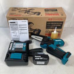＊＊ MAKITA マキタ 18V 100ｍｍ充電式ハンディソー バッテリ1個・充電器・箱付き MUC101D ブルー Aランク