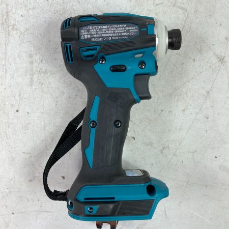  MAKITA マキタ 18V  充電式インパクトドライバ 本体のみ ※バッテリ・充電器なし TD172D ブルー