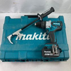 ＊＊ MAKITA マキタ 18V 充電式ドライバドリル (バッテリ1個・ケース付） ※充電器なし DF481D ブルー Cランク