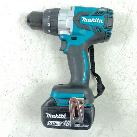  MAKITA マキタ 18V 充電式ドライバドリル (バッテリ1個・ケース付） ※充電器なし DF481D ブルー