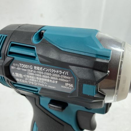  MAKITA マキタ 40Vmax 充電式インパクトドライバ 本体のみ ※バッテリ・充電器なし TD001G ブルー