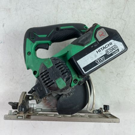  HITACHI 日立 125mm 18Vコードレス丸のこ バッテリ1個・充電器・ケース付 C18DBL グリーン