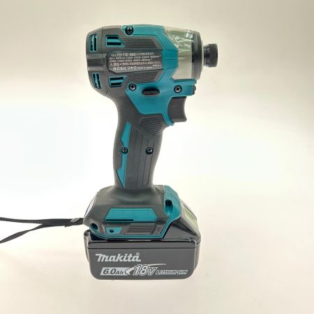  MAKITA マキタ インパクトドライバ コードレス式 18v 充電器・充電池2個・ケース付 TD173DRGX ブルー