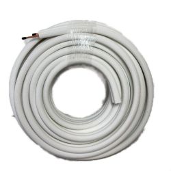 ＊＊ KANTO 冷媒被覆銅管 ペアチューブ KP-23 2分3分 20m 難燃性 (9) KP-23 ホワイト Sランク